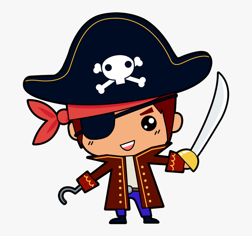 clipart of a child boy pirate
