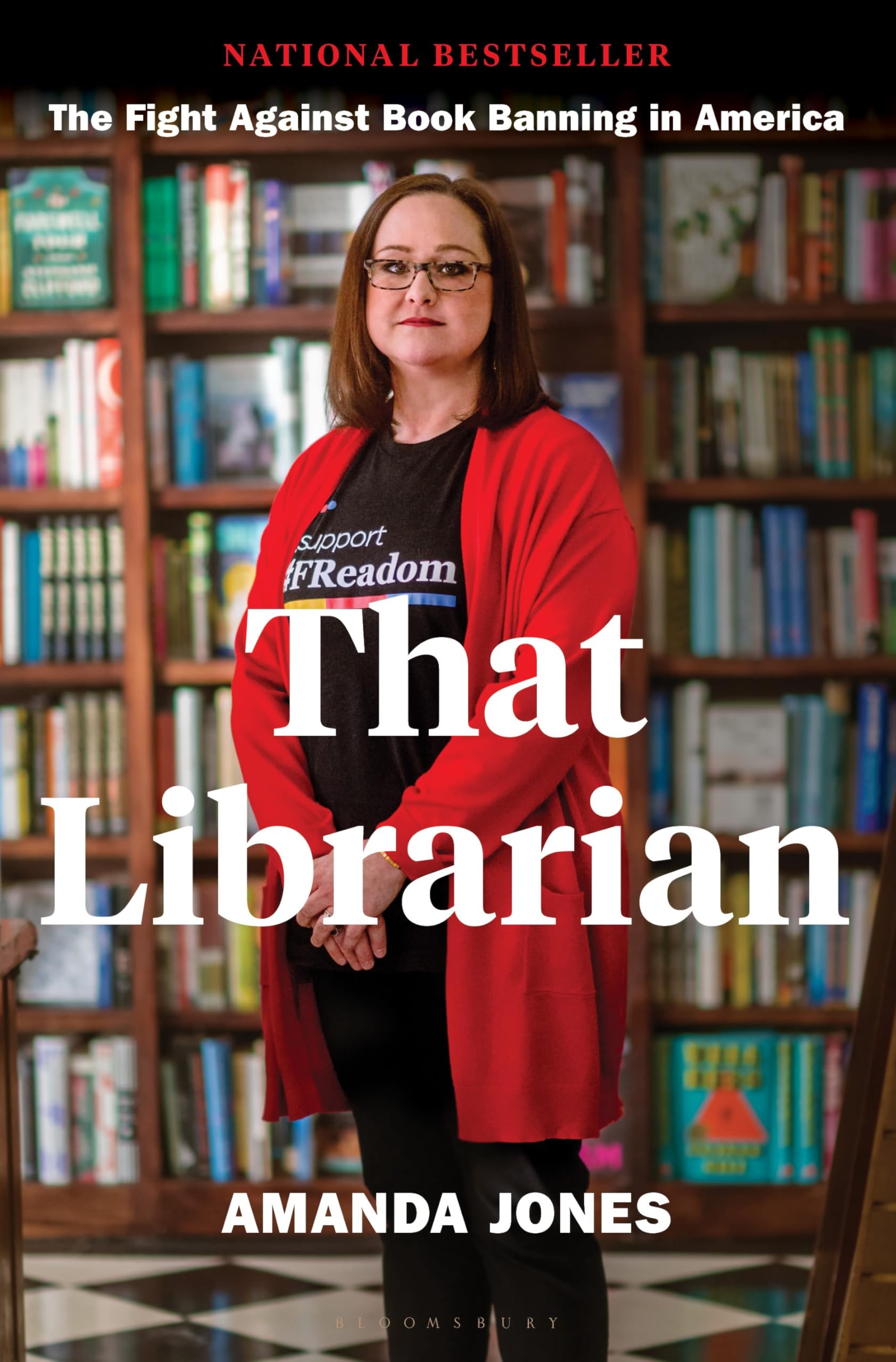 Book Cover of "That Librarian" by Amanda Jones