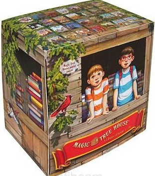 Magic Tree house children in a tree house decorated box