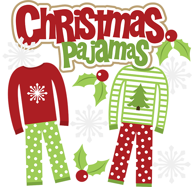 "Christmas pajamas" 2 sets of pjs red shirt with snowflake green shirt with tree opposite pants with polka dots