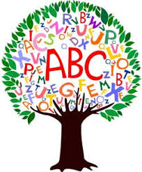 tree with the alphabet as the leaves